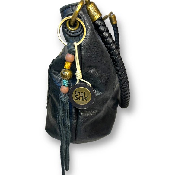 The Sak Handbags - The SAK Black Leather Shoulder Bag Hobo | Detachable Strap | Boho EUC